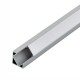 Perfil Alumínio P/ Fita LEDs 27x13mm de Canto - 2Mt