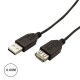 Cabo Usb 2.0 Hi-Speed "A" M / "A" F - 0.60mts Preto