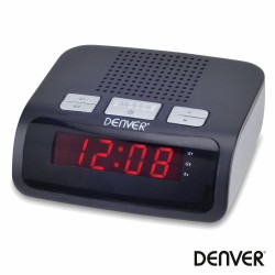 Relógio Despertador C/ Visor Led - DENVER