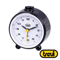 Relógio Despertador Analógico Preto - TREVI
