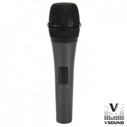 Microfone Dinamico Unidirecional C/ Cabo 5mt 50hz-15khz - VSound