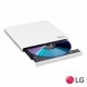 Leitor / Gravador CD/CD-RW/DVD Externo Slim USB 2.0 Branco - LG