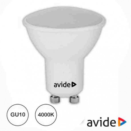 Lâmpada Led Gu10 Spot 7w 230v 4000k 600lm Value Range - Avide