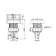 Interruptor Pulsador (Spdt) On-On 12v 1A, Vermelho