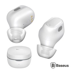 Auriculares Bluetooth V5.0 TWS Branco - BASEUS