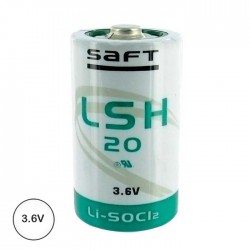 Pilha Litio Li-SOCI2 D 3.6v - SAFT LSH20