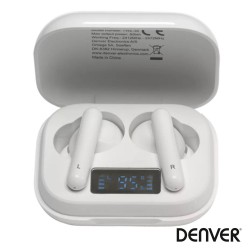 Auriculares Denver Twe-38 Bluetooth V5.0 Estuche De Carga Bl
