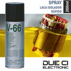 Spray Verniz Isolante V-66 200ml Due-Ci