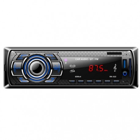 Auto Radio Proftc Rk-522 - 4x60w Mp3 C/ Fm/Mmc/Sd/Usb E Bluetooth