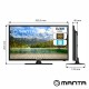 TV LED 19" HD HDMI USB Colunas 2x8W 220V/12V - Manta