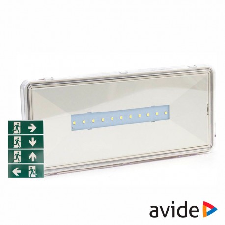 Luz Emergência LED 2.8W Aplique - AVIDE