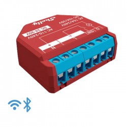 Módulo Interruptor p/ Autom. Wi-Fi/Bluetooh c/ Med. Cons. 110/230VAC, 24-240VDC 16A - ShellyPlus 1PM