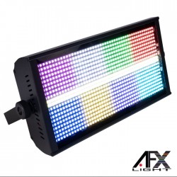 Estroboscópio C/ 864 LEDS RGB + 96 LEDS Brancos - AFXLIGHT