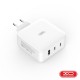 Alimentador USB-A 18W 2.4A / 2xUSB-C PD 100W 3A GAN XO