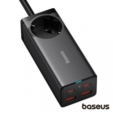 Estação de Carregamento GAN3 SCHUKO 2X USB-A 2X USB-C 100W