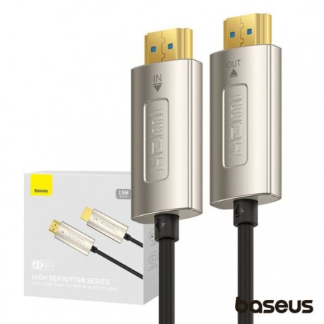 Cabo HDMI Fibra Óptica Macho / Macho 1.4 4K 15M BASEUS