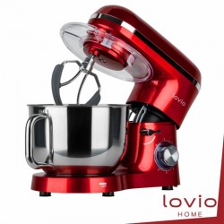 Robô De Cozinha 1900W C/ Taça Inox 6.2L VERMELHO - LOVIO