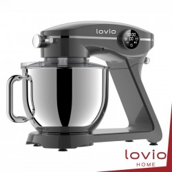 Robô De Cozinha 1800W C/ Taça Inox 6.5L CINZENTO - LOVIO