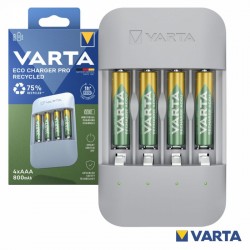 Carregador Pro Pilhas AA/AAA C/ 4x AAA 800mAh 56813 - Varta