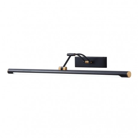 Candeeiro LED 9W 990lm 500mm 4000K IP44 Preto - ADVITI