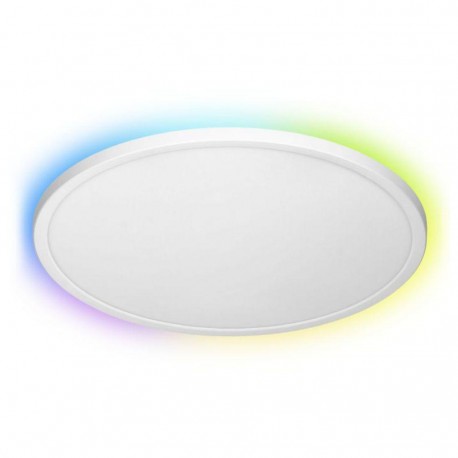 Painel LEDS Redondo Superfície 36W 400mm RGBW 3500lm TUYA