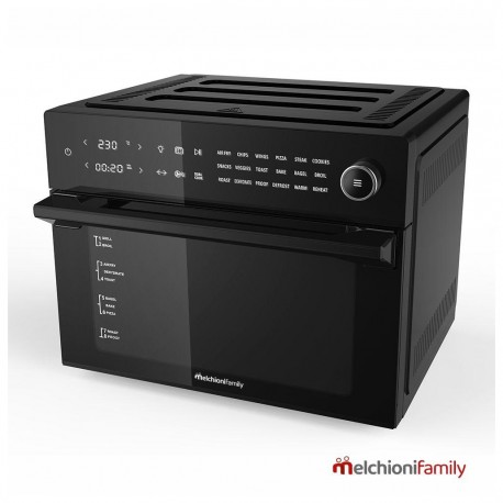 Forno / Fritadeira S/ Óleo Digital 30L 1800W Preto MFAMILY