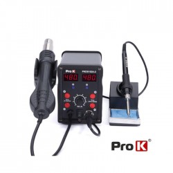Estação de Soldar e Dessoldar SMD Ar Quente 750W - PROK