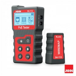 Testador de Cabos RJ45 e PoE 48V 120W - JOIN