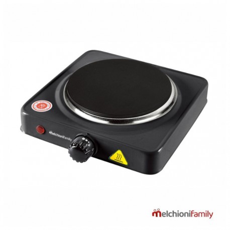 Fogão Elétrico 1 Placa Preto 1000W - MelchioniFamily