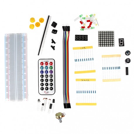 Kit de Desenvolvimento e Iniciação Electrónica - Compatível c/ Arduino e Raspberry Pi