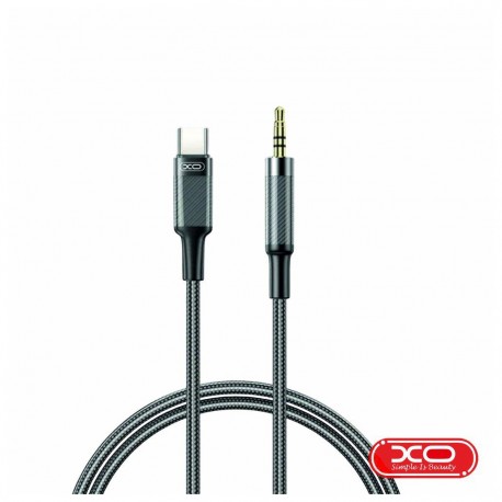 Cabo USB-C Macho P/ Jack 3.5mm Macho 1m Preto - XO