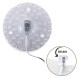 Módulo LED Circular c/ ímans Ø128mm 230VAC 12W 1000lm 6400K (branco frio) - Techtouch