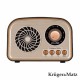 Rádio Portátil FM/BT/AUX/SD - KRUGERMATZ