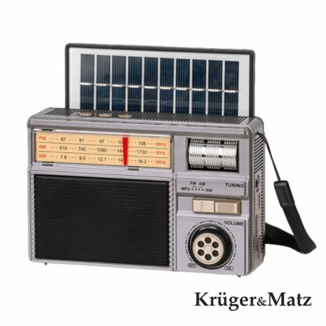 Rádio Portátil FM/BT/AUX/SD - KRUGERMATZ
