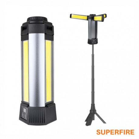 Lanterna LED Portátil Leaf Dobrável C/ Tripé 23W 2000lm IPX4