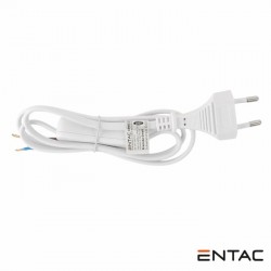 Cabo Alimentação C/ Interruptor 1m Branco - ENTAC