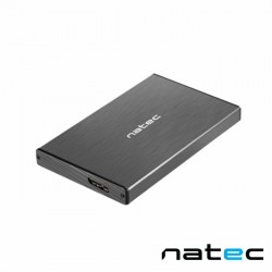 Caixa Alumínio P/ Discos Rígidos HDD 2.5" SATA III - NATEC