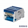 Bloco de Distribuição Energia 4 Fileiras P/ 7 Cabos - ORNO