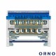 Bloco de Distribuição Energia 4 Fileiras P/ 7 Cabos - ORNO