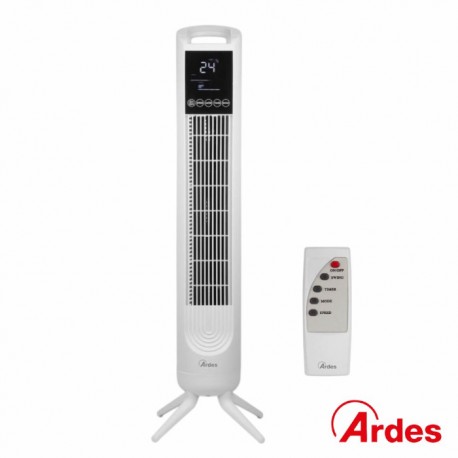 Ventoinha Torre 45W C/ Comando Branco - ARDES