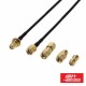 Cabo SMA Macho/Fêmea c/ 3 adaptadores 5m - ALPHA