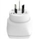 Adaptador de viagem Universal ➝ Schuko + Austrália/China