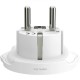 Adaptador de viagem Universal ➝ Schuko + Austrália/China