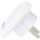 Adaptador de viagem Índia + Israel + Dinamarca ➝ Schuko