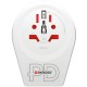 Adaptador de viagem Universal ➝ Schuko c/ 1x USB-A + 1x USB-C (20W)