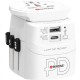 Adaptador de viagem Universal (c/ terra) c/ 1x USB-A e 1x USB-C (45W)