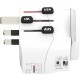 Adaptador de viagem Universal (c/ terra) c/ 1x USB-A e 1x USB-C (45W)