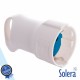 Ficha Schuko Fêmea 2P+E 16A 250V Branco - SOLERA