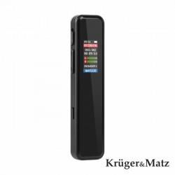 Gravador de Voz Digital Visor LCD 8GB USB-C - KRUGERMATZ