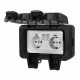 Tomada Elétrica Dupla Superfície 2x Schuko IP66